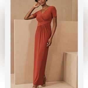 giovanna white asymmetric maxi dress with wrap skirt Club L London 'Giovanna' Wrap Maxi - Passion